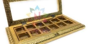 Golden Diwali Empty Chocolate Box