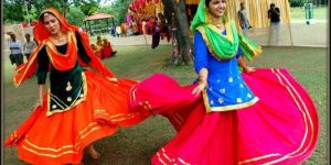 Punjabi Giddha Dress