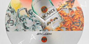 Silver Color Wall Clock