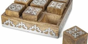 Wooden Tic Tac Toe Game