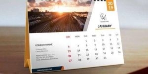 Printed Desk Calendar