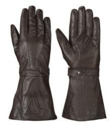 Leather Gauntlet Gloves