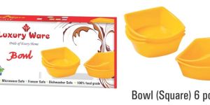Microwavable Plastic Serving Bowl Set