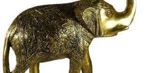 Brass Elephant Statue