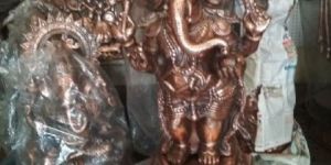 Copper Ganesh Statue