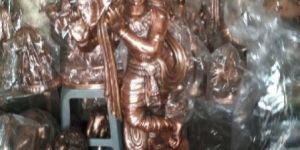 Copper Krishna Statue