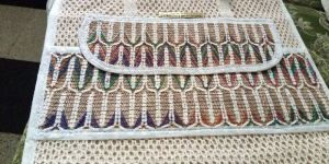 Embroidered Jute Bag