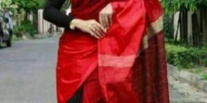 Womens Handloom Cotton Silk Striped Pallu Sarees