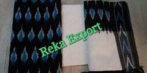 Cotton Black Ikat Suits