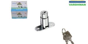 Chrome Finish Push Lock