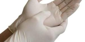 White Plain Latex Gloves