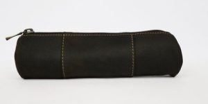Brown Leather Pencil Case