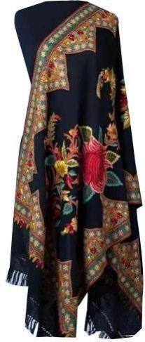 Printed Ladies Woolen Shawl
