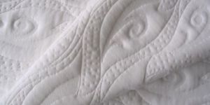 White Mattress Knitted Fabric