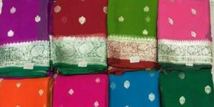 Pure Chiffon Khaddi Saree
