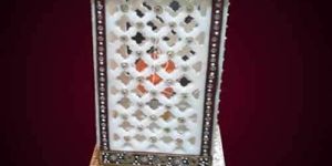 Marble Meenakari Lamp
