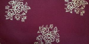 Red Plain Spandex Knitted Fabric
