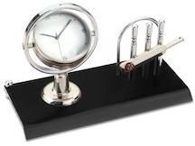 Stainless Steel Desk Clock