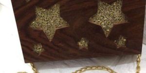 Wooden Clutch Bag