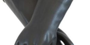 Black Electrical Rubber Glove