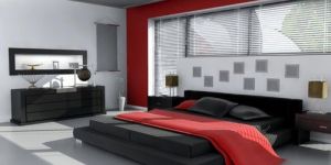 Oak Wood Modern Bedroom Furniture