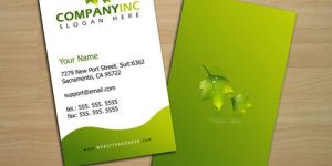 Corner Round Visiting Cards