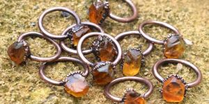 Rough Stone Rings