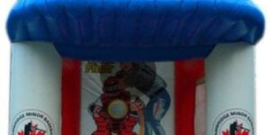 Blue Printed Inflatable Tent