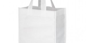 White Non Woven Carry Bag