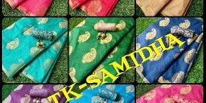 TK-SAMIDHA DHUPION SILK SAREES