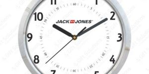 Silver Analog Wall Clock