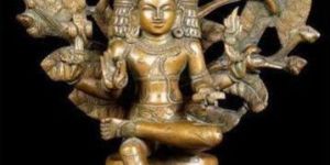 Bronze Dakshinamurthy Jupiter Statue