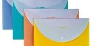 Button Plastic Clear Bag