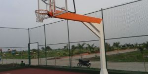 Iron Fixed Basketball Pole