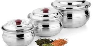 Plain Stainless Steel Spices Container