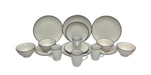 Plain Stoneware Breakfast Set