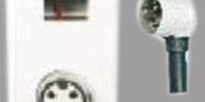 Plastic White 3 Pin Plug