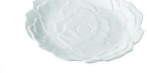 Melamine White Salted Plate