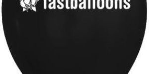 Black Printed Balloons