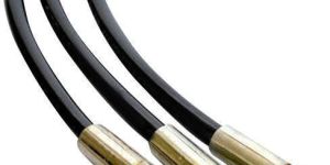 Black Fiber Braided Hoses Pipe