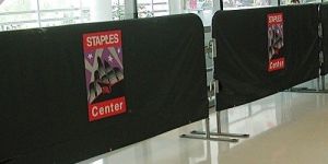 Crowd Control Barrier Banner