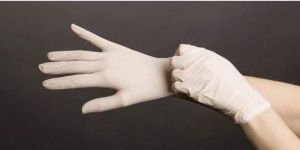 White Plain Latex Gloves