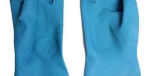Blue Latex Gloves