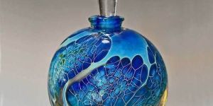 Multicolor Glass Perfume Bottle