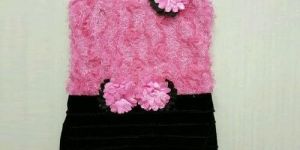 Pink Kids Party Wear Dress