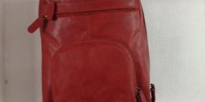 Brown Leather Backpack