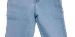 Girls Plain Denim Capri