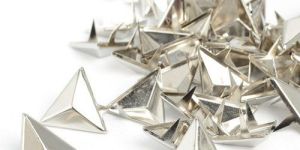 Silver Brass Dress Studs