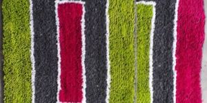 Designer Microfiber Cotton Bath Mats