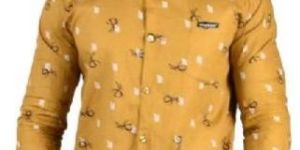 Mens Yellow Cross Ribbon Shirt